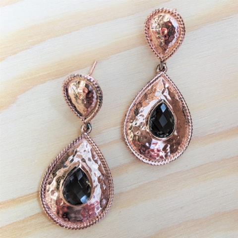 oh192-facettierter-schwarzer-spinell-silber-rose-vergoldet-39×18-mm
