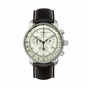 Zeppelin Herrenuhr Quarz Chronograph mit Lederarmband 86803