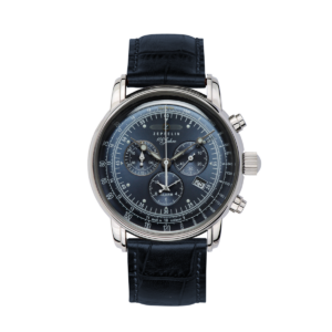 Zeppelin Herrenuhr Quarz Chronograph mit Lederarmband 76803