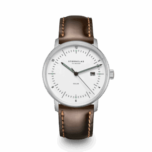 NAOS SOLAR weiss silber / Bridle 20 dunkelbraun S01-NS01-BR03